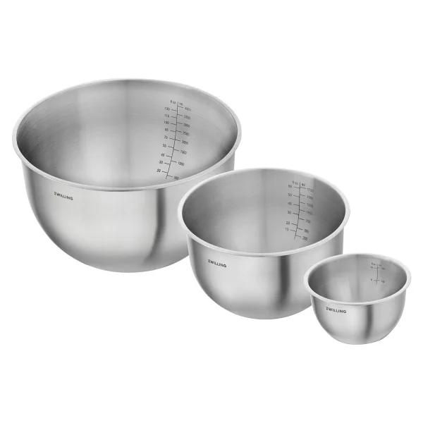 Zwilling Fresh & Save Bowls S/M/L Çelik Kase Seti - Görsel 4
