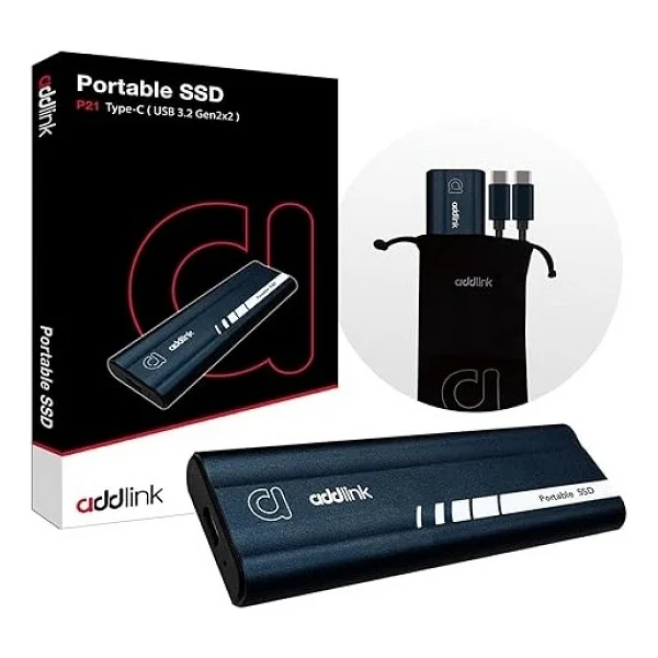 Addlink P21 Ad2tbp21b2k USB 3.2 2 TB Taşınabilir SSD - Görsel 3