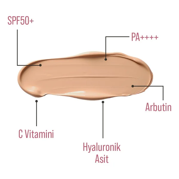 Skin Sensual Bb Krem Dark 50ml Spf50 Pa++++ Leke Karşıtı, Aydınlık Cilt Görünümü Uva/Uvb Koruma - Görsel 5