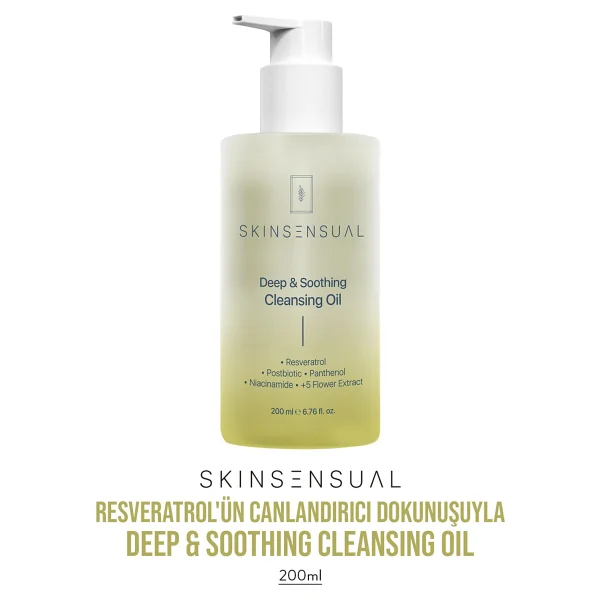 Skin Sensual Deep & Soothing Cleansing Oil Resveratrol'ün Dokunuşuyla Cilt Temizliğinde Yenilik - Görsel 9