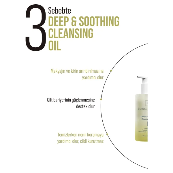 Skin Sensual Deep & Soothing Cleansing Oil Resveratrol'ün Dokunuşuyla Cilt Temizliğinde Yenilik - Görsel 4
