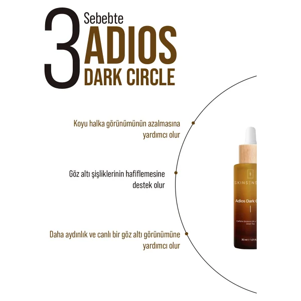 Skin Sensual Göz Altı Serumu 30 Ml Aydınlık Görünüm İçin Kafein Ve Vitamin C İçerir - Görsel 5