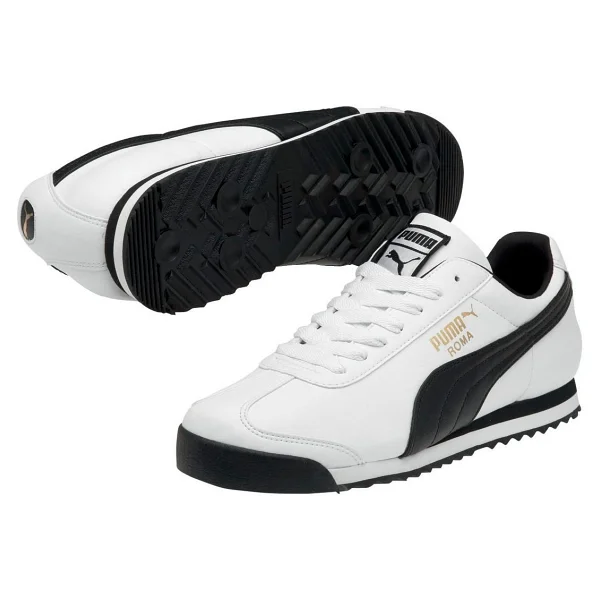 Puma Roma Basic 353572-11 Siyah-Beyaz Erkek Spor Ayakkabı - Görsel 6