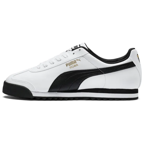 Puma Roma Basic 353572-11 Siyah-Beyaz Erkek Spor Ayakkabı - Görsel 8
