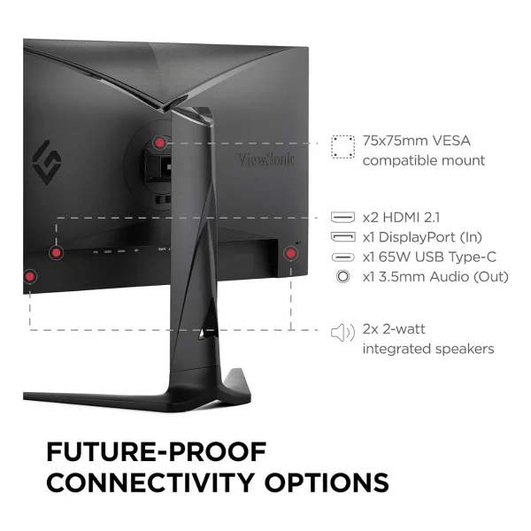 Viewsonic Xg275d1-4K 27" 0.5 Ms 4K 160 Hz - Full HD 320 Hz Pivot Ips Oyuncu Monitörü - Görsel 6