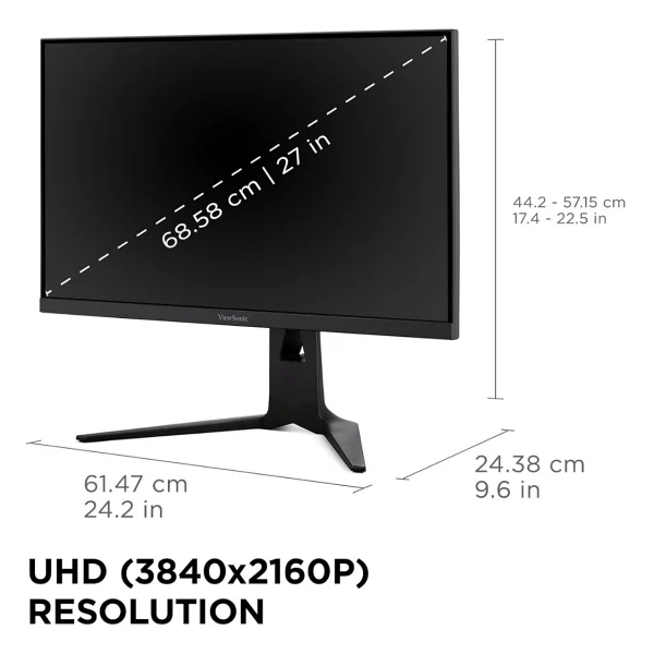Viewsonic Xg275d1-4K 27" 0.5 Ms 4K 160 Hz - Full HD 320 Hz Pivot Ips Oyuncu Monitörü - Görsel 8