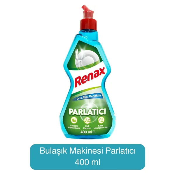 Renax Avantajlı Paket 3 Lü Set Bulaşık Makinesi Kapsülü 33 Lü Tuzu 1,5 kg Parlatıcı 400 ml x 2 Set - 2 Li Set - Görsel 4