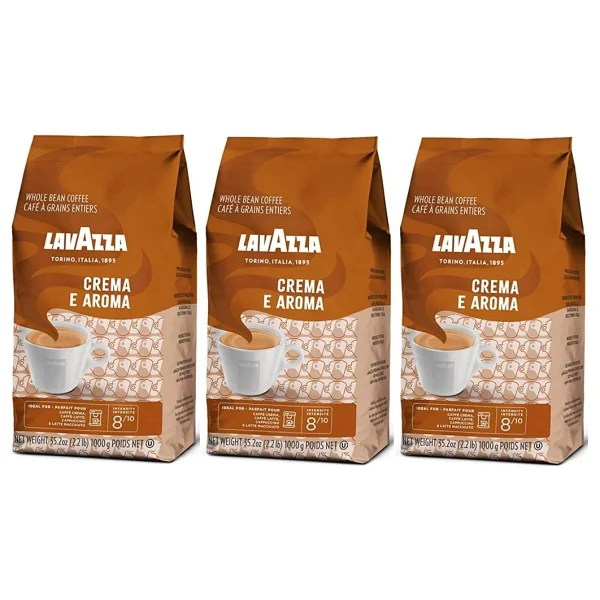 Lavazza Crema E Aroma Orta Kavrulmuş Çekirdek Kahve 1 Kg 3'lü - Görsel 9
