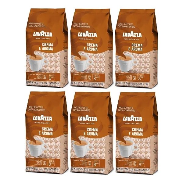 Lavazza Crema E Aroma Orta Kavrulmuş Çekirdek Kahve 1 Kg 6'lı - Görsel 9