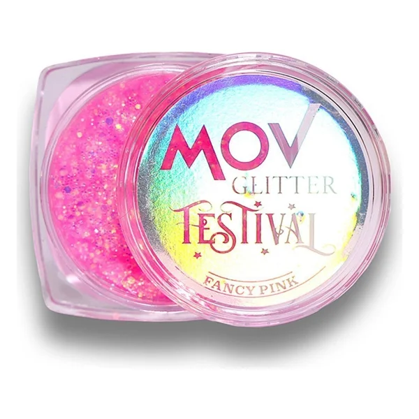 Mov Glitter Festival Fancy Pink Vücut Simi - Görsel 2