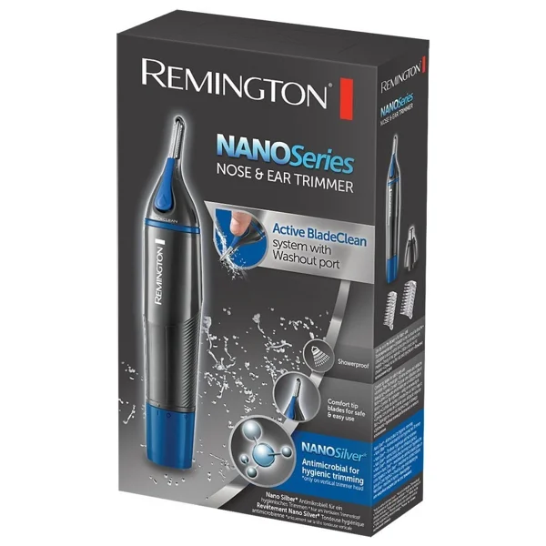 Remington Burun Ve Kulak Düzeltici Anti-Mikrobiyal Nano Gümüş Bladeclean 45 Dk Kablosuz Sessiz Çalışma - Görsel 8