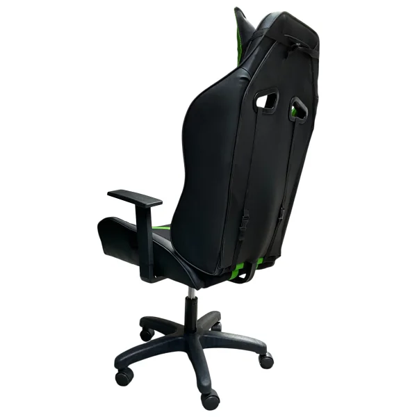 Rebelx Oyuncu Koltuğu Basic Yeşil Renk Kumaş Kaplama Sabit Kolçaklı Ergonomik Tasarım - Görsel 5