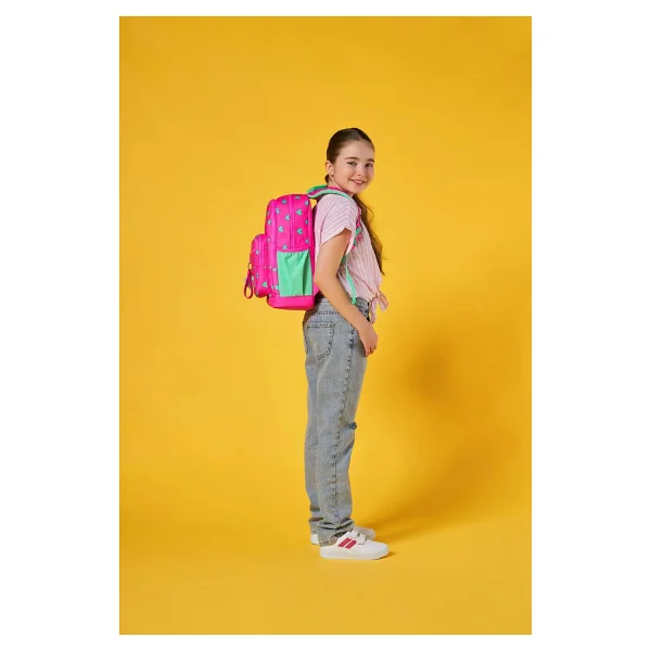 Coral High 23113 Kalp Desenli 4 Bölmeli İlkokul Sırt Çantası - Görsel 7