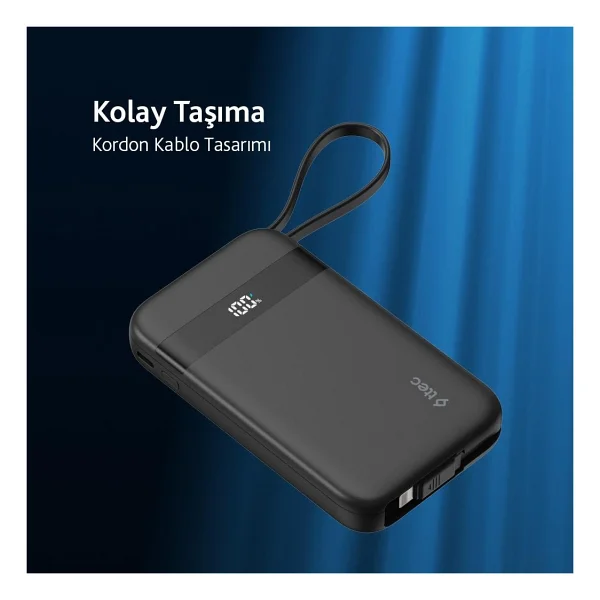Ttec Recharger Pro Lcd 2bb225s 10000 mAh Hızlı Şarj Powerbank - Görsel 5