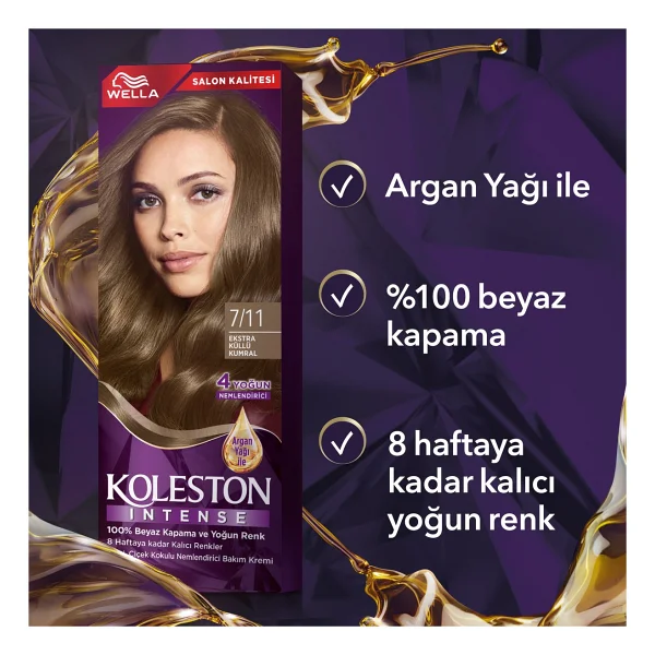 Koleston Intense 7.11 Ekstra Küllü Kumral Saç Boyası - Görsel 7