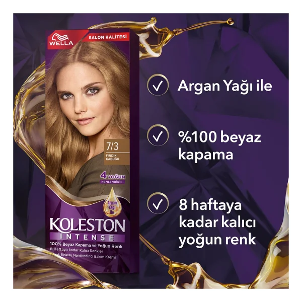 Koleston Intense 7.3 Fındık Kabuğu Saç Boyası - Görsel 7