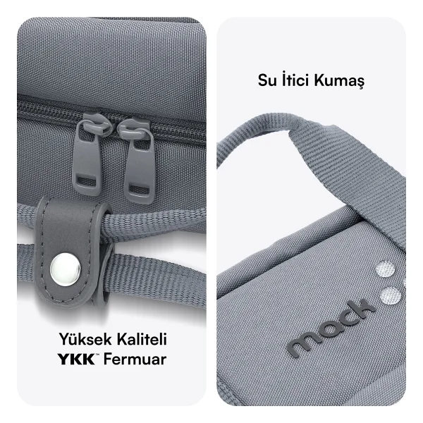 Mack Nova Eco Mce-1522 Gri 15.6" Laptop Sırt Çantası - Görsel 6