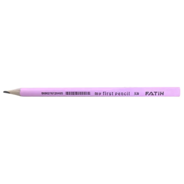 Kurşun Kalem Jumbo Üçgen Başlangıç Kalemi Ilk Kalemim - Pembe - Görsel 3