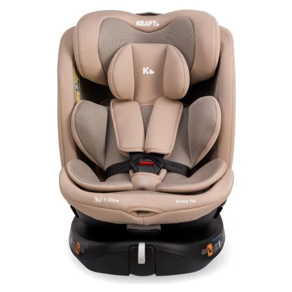 Kraft Grovy Fix I-Size Bej 0-36 Kg Oto Koltuğu - Görsel 6