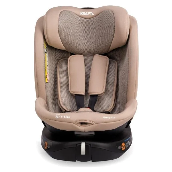 Kraft Grovy Fix I-Size Bej 0-36 Kg Oto Koltuğu - Görsel 7