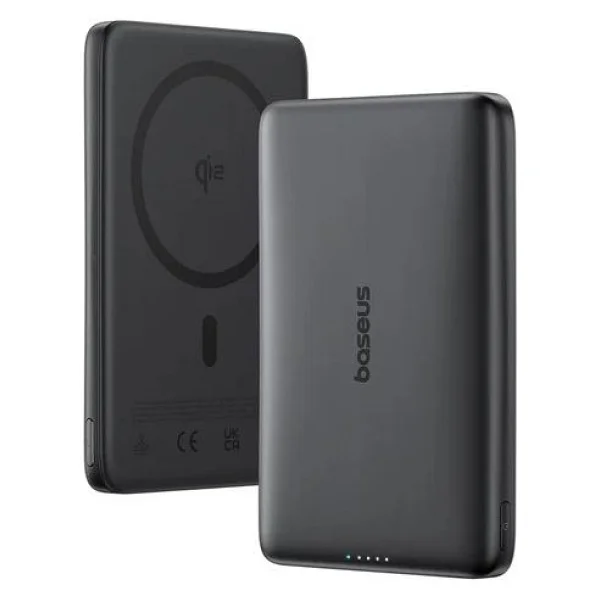 Baseus PicoGo AM41 Ultra Slim Qi2 Siyah 10000 mAh Hızlı Şarj MagSafe Powerbank - Görsel 4