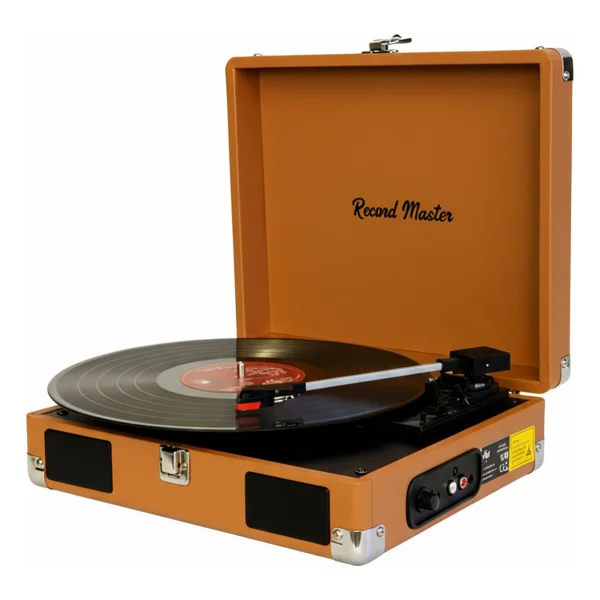 Record Master Rm-311 Siyah Çantalı Retro Pikap - Görsel 6