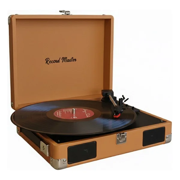 Record Master Rm-311 Kahverengi Çantalı Retro Pikap - Görsel 2