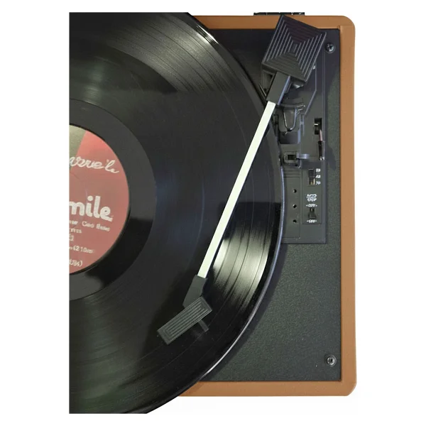 Record Master Rm-311 Kahverengi Çantalı Retro Pikap - Görsel 4