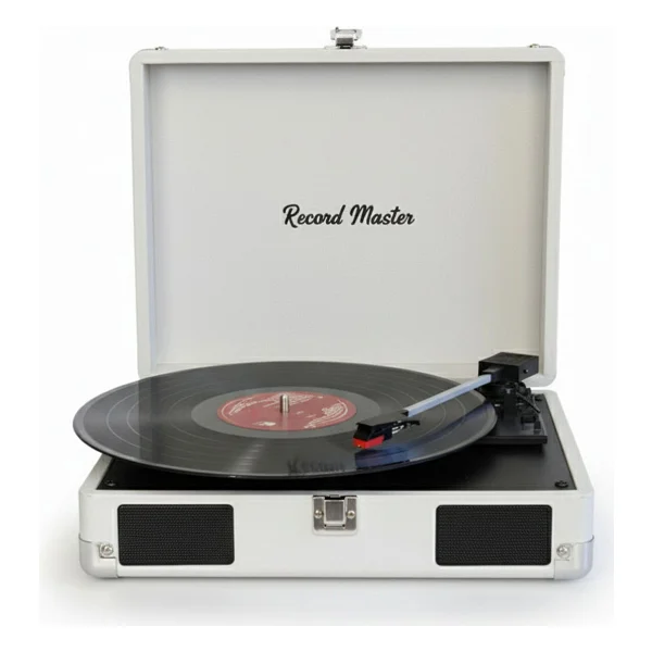 Record Master Rm-311 Gri Çantalı Retro Pikap - Görsel 3