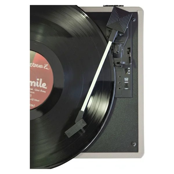 Record Master Rm-311 Gri Çantalı Retro Pikap - Görsel 4