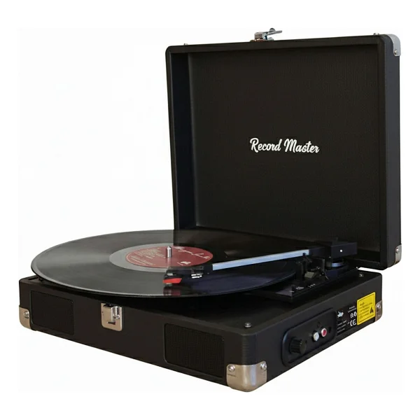 Record Master Rm-311 Siyah Çantalı Retro Pikap - Görsel 9