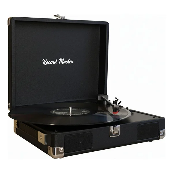 Record Master Rm-311 Siyah Çantalı Retro Pikap - Görsel 2