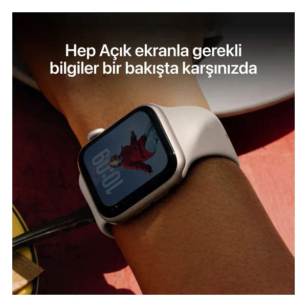 Apple Watch Se 3 GPS 40mm Alüminyum Kasa Ve Spor Kordon Akıllı Saat - Görsel 5