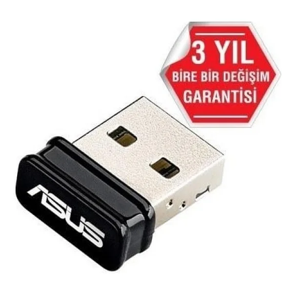 Asus USB-N10 150 Mbps Kablosuz Ağ Adaptörü - Görsel 4