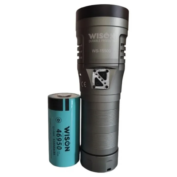 Wison Ws-15500 13.000 Lümen LED Şarjlı El Feneri - Görsel 7