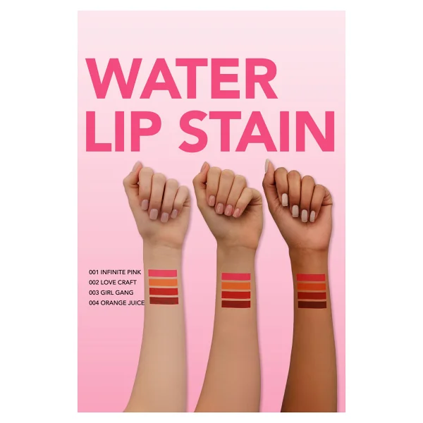 Flormar Water Lip Stain 004 Orange Dudak Tinti - Görsel 5