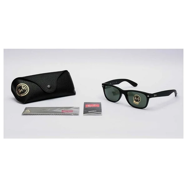 Ray-Ban Wayfarer 2132 622 Mat Black-Green Güneş Gözlüğü - Görsel 6