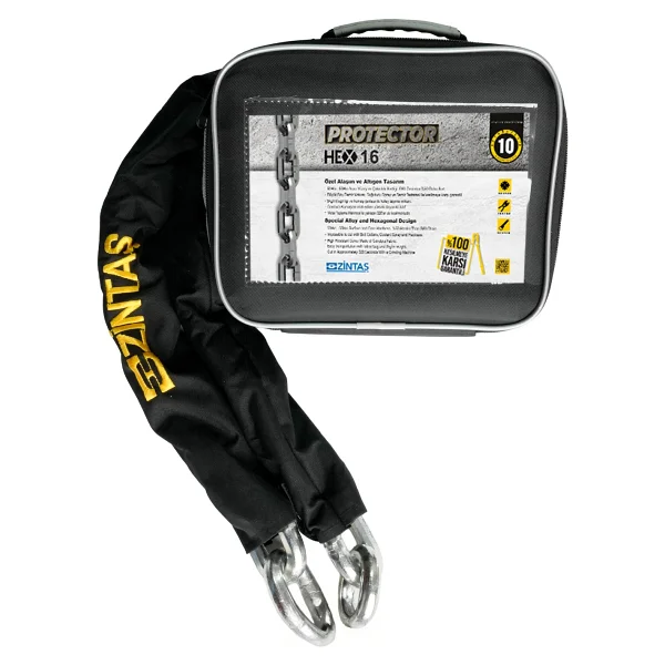 Zintaş Protector Hex16 150 Cm Motosiklet Kilidi - Görsel 6