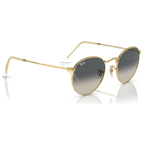Ray-Ban Round Metal 3447 001/71 Gold-Grey Güneş Gözlüğü - Görsel 4