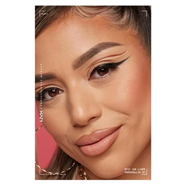 Nyx Professional Makeup Epic Ink Liner Waterproof Marshmallow Eyeliner - Görsel 5