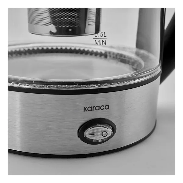 Karaca 2202 LED Işıklı 2200 W 1.7 Lt Cam Kettle - Görsel 4