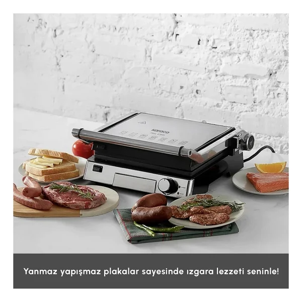 Karaca Biogranit Inox 2000 W Tost Makinesi - Görsel 4