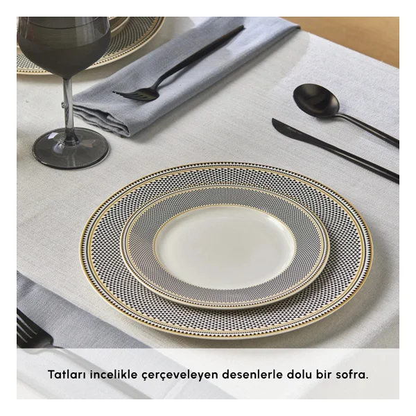 Karaca Globe 24 Parça 6 Kişilik Yemek Takımı - Görsel 7