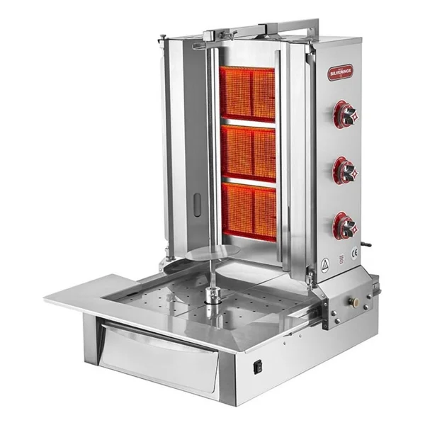 Işıkgaz Silverinox 2165-B3 Alttan Motorlu 3 Radyanlı Lpg'li Döner Ocağı - Görsel 2
