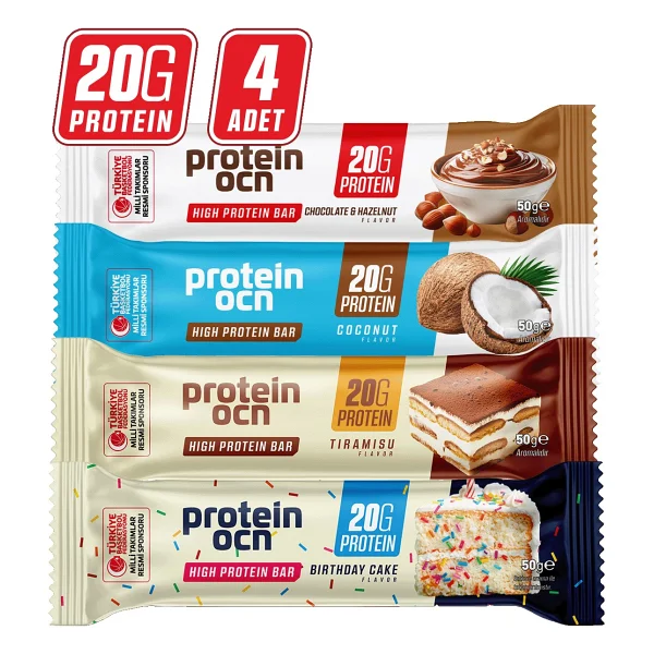 Proteinocean Protein Bar - Karma Kutu - 50g X 4 Adet - Görsel 4