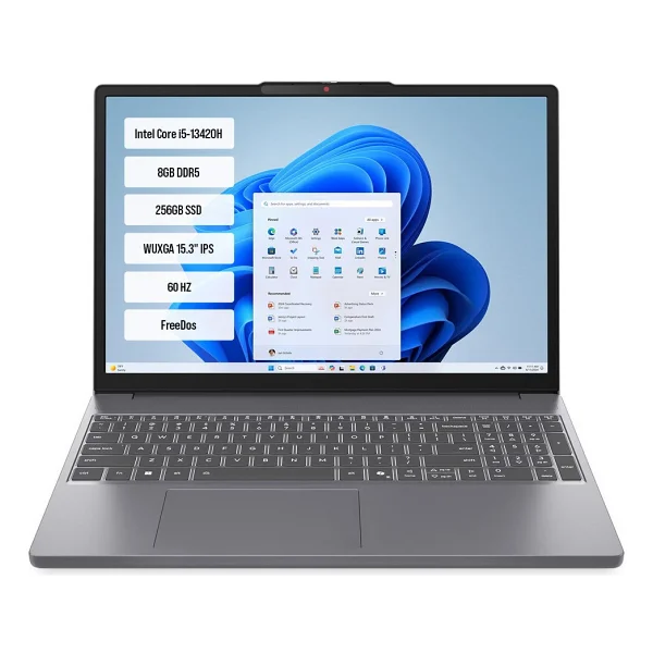 Lenovo Ideapad Slim 3 15ırh10 83k100q0tr İ5-13420h 8 GB 256 GB SSD UHD Graphics 15.3" Wuxga Notebook - Görsel 9