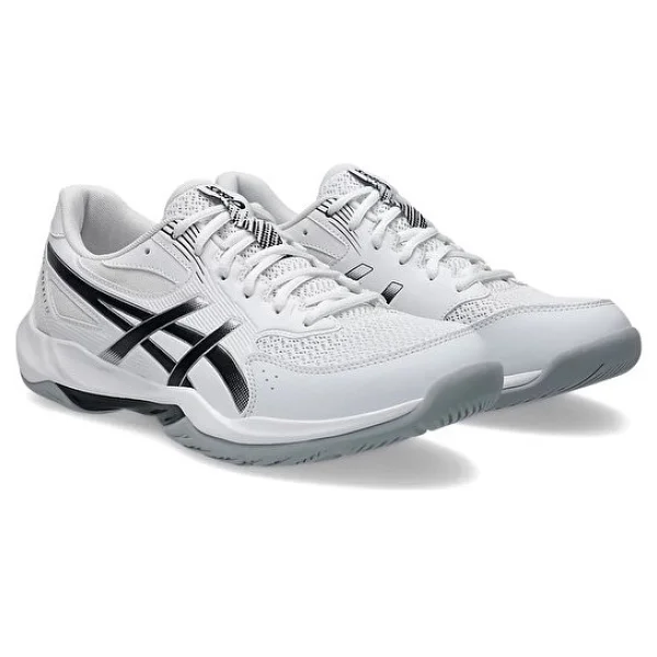 Asics Gel-Rocket 12 1071a116-101 Beyaz-Siyah Erkek Voleybol Ayakkabısı - Görsel 3