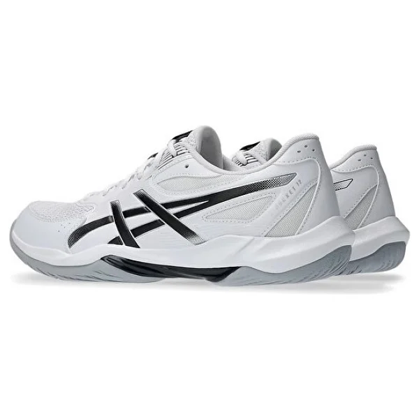 Asics Gel-Rocket 12 1071a116-101 Beyaz-Siyah Erkek Voleybol Ayakkabısı - Görsel 5