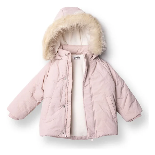Hellobaby Kız Bebek Mont Fermuarlı Uzun Kol - Pembe - 9 - 12 Ay - Görsel 3