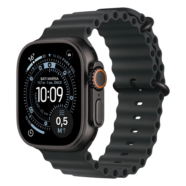 Apple Watch Ultra 3 GPS + Cellular 49mm Natürel Titanyum Kasa Akıllı Saat - Görsel 9